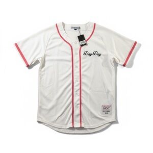 DayDay Pink’s Men's White and Pink Jersey